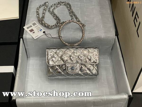 a貨chanelAS1665：2020 新款手環包圓環CF鏈條包chb12663