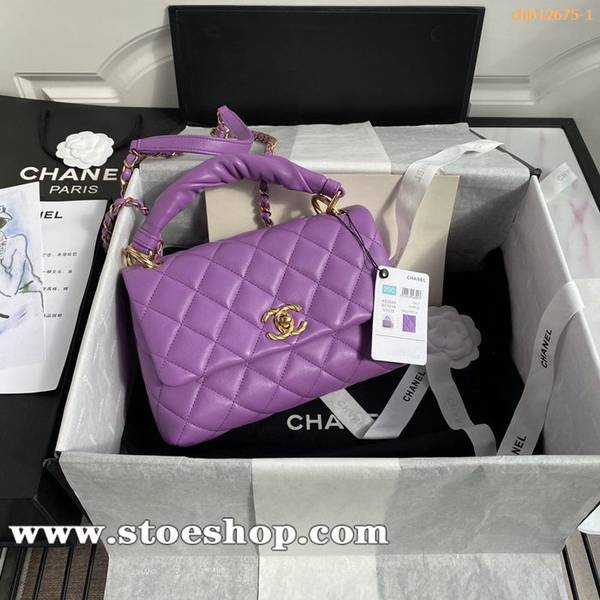 高仿精品推薦秋冬新款chanelAS2044進口羊皮金屬鏈條裝飾鏈條包手拎斜挎chb12675