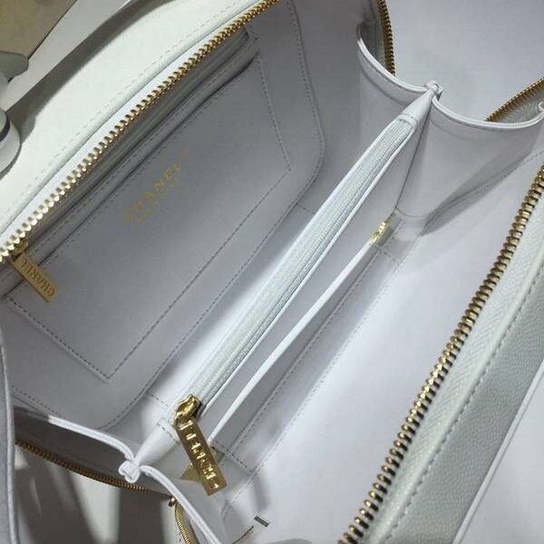 奢侈品chanel 93342化妝包立體感logo原廠魚醬子牛皮chb12710