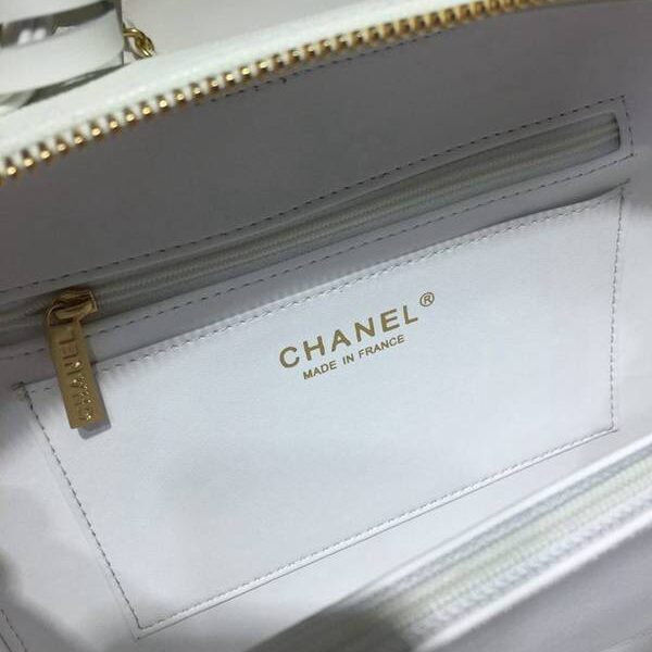 奢侈品chanel 93342化妝包立體感logo原廠魚醬子牛皮chb12710