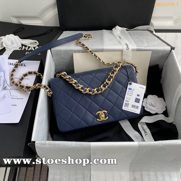高仿原版2020早秋新款口蓋包chanel1896材質進口牛皮顆粒chb12739