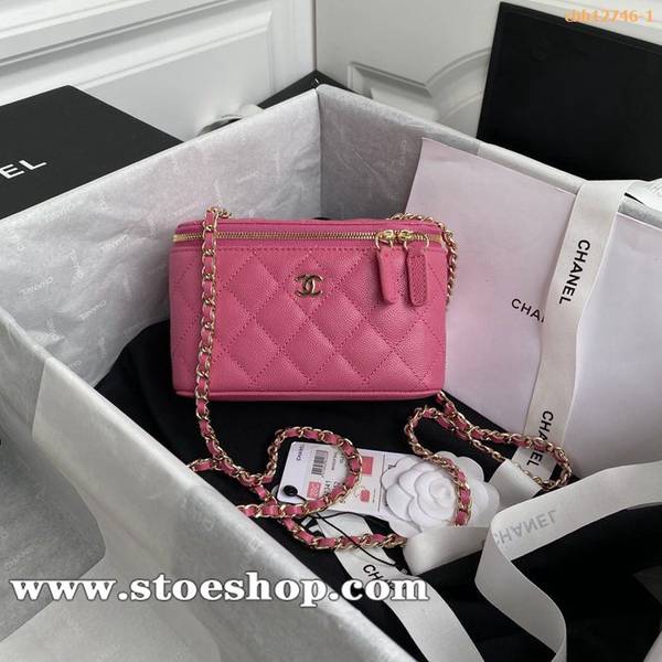 原單奢侈品chanel AP1341化妝包2020春夏限定長款盒子包chb12746