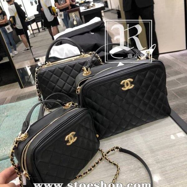 原單chanel57906新款化妝包進口牛皮chb12759