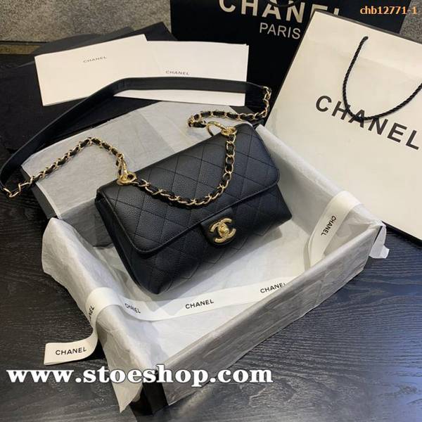 高仿精品批發chanelAS1459 2020年最新款小牛皮球紋口蓋包手提與斜挎包chb12771