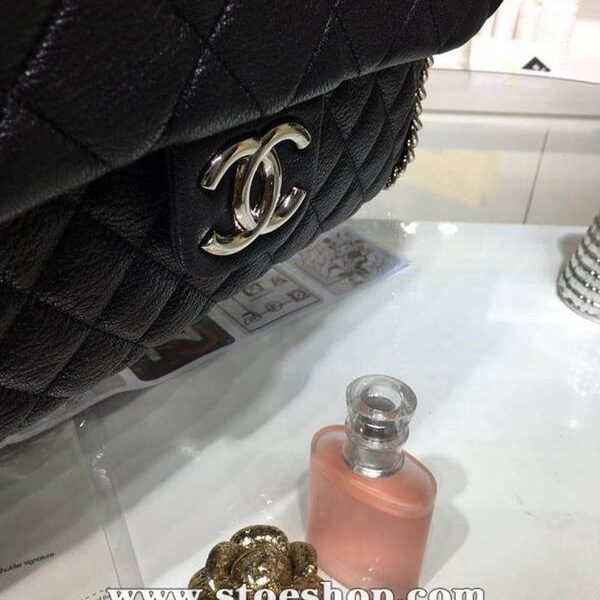 竭誠精品chanelA94005新款鹿皮金屬邊編織鏈條單肩口蓋包chb12779