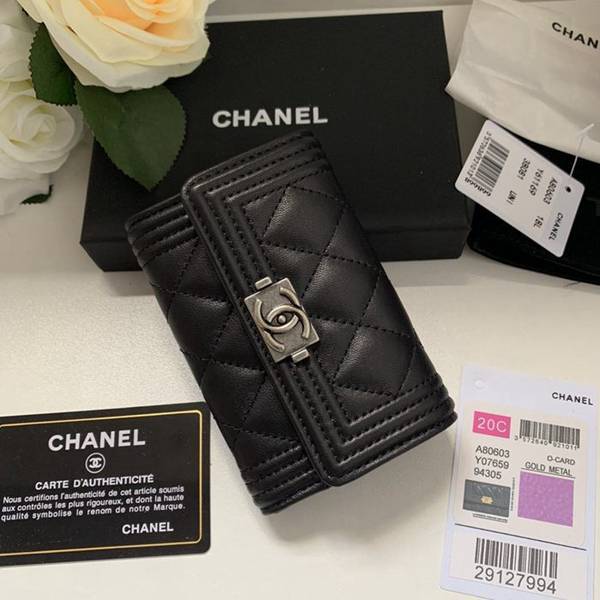 高仿奢侈品chanel leboy小卡包小羊皮菱格紋路chb12853 3 高仿奢侈品chanel leboy小卡包小羊皮菱格紋路chb12853