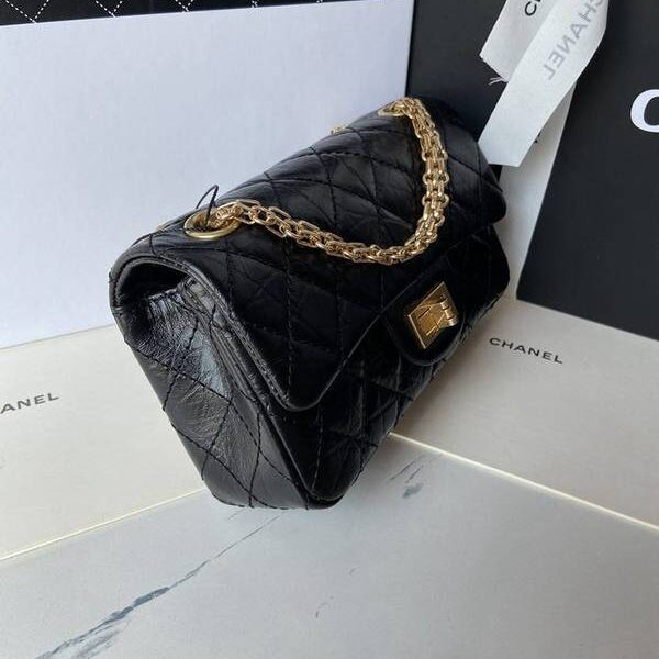 奢侈品chanel037584Reissue永恆經典秋冬季官方最新原廠進口胎牛chb12877