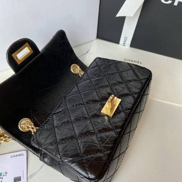 奢侈品chanel037584Reissue永恆經典秋冬季官方最新原廠進口胎牛chb12877