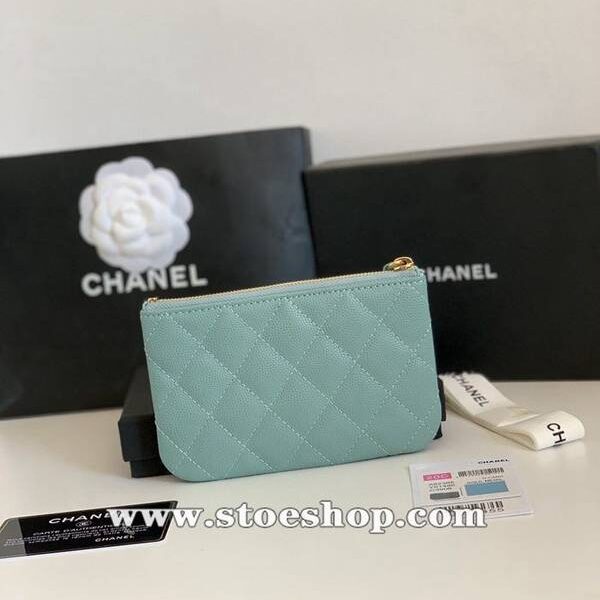 高仿網台灣chanel 頂級原單早春新款cf系列零錢包chb13020