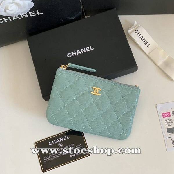 高仿網台灣chanel 頂級原單早春新款cf系列零錢包chb13020