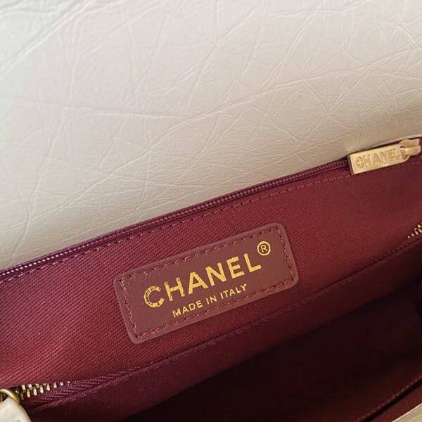 A貨1：1chanel 92991最新V格油臘皮配與油臘皮手柄單肩斜挎手提口蓋包chb13092