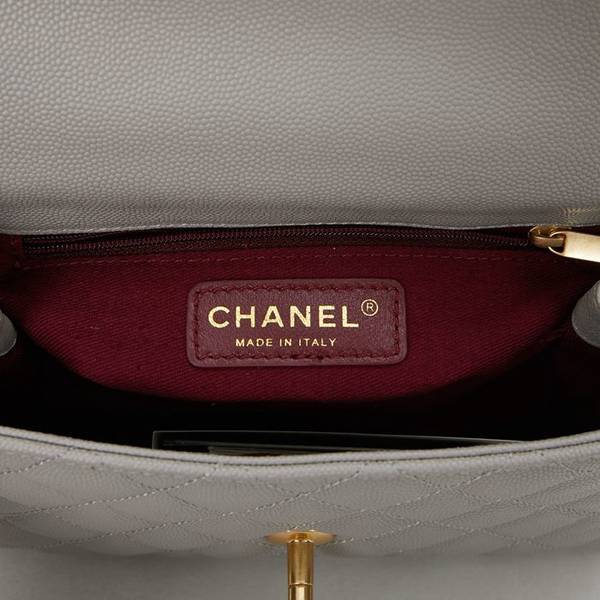 高仿a貨chanel A92990最新棱格細顆粒壓花小牛皮手柄單肩斜挎手提中號口蓋包chb13195 9 高仿a貨chanel A92990最新棱格細顆粒壓花小牛皮手柄單肩斜挎手提中號口蓋包chb13195