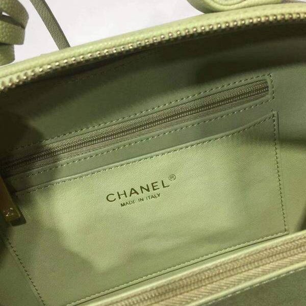 奢侈品chanel 93341化妝包logo原廠魚子醬牛皮chb13230