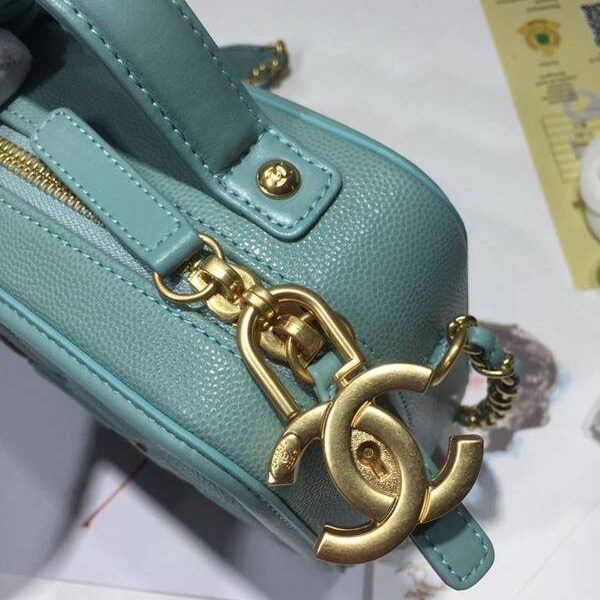 最高等級chanel 93341化妝包logo原廠魚子醬牛皮chb13234