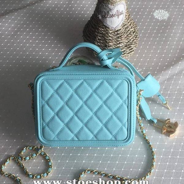 高仿包chanel 93341化妝包logo原廠魚子醬牛皮chb13238