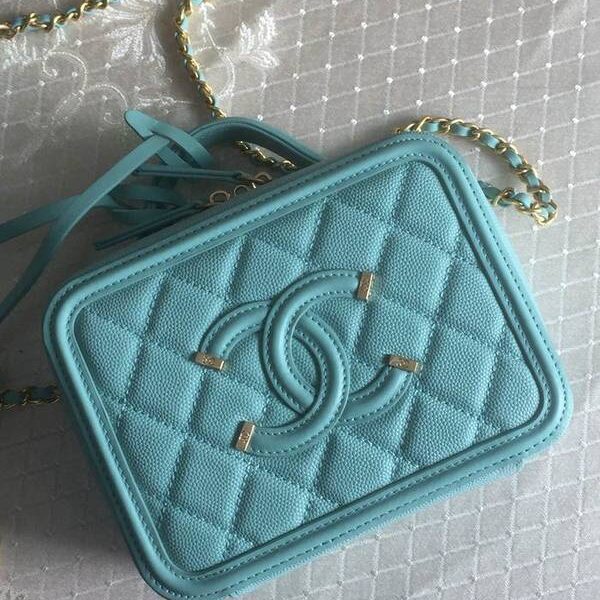 高仿包chanel 93341化妝包logo原廠魚子醬牛皮chb13238
