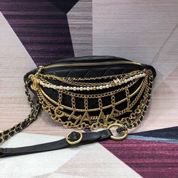 奢侈品Chanel Pre-Fall 2019高級手工坊古埃及元素結合巴黎與紐約現代文明腰包chb13329