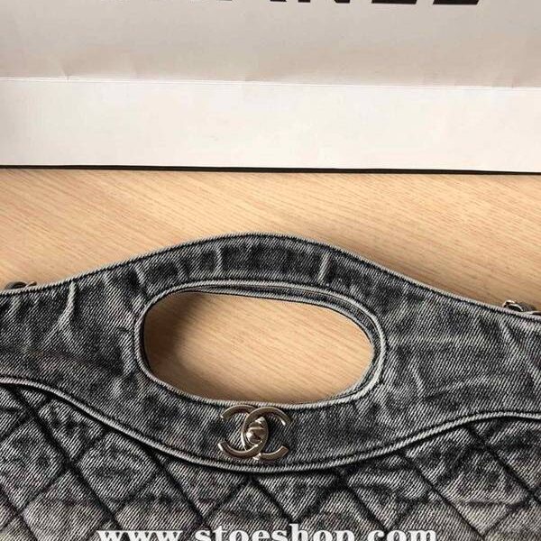 竭誠精品chanel 31bag S1407丹寧系列57977牛仔購物包 雙用單肩chb13330