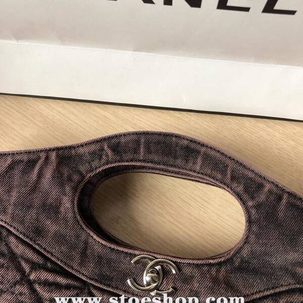 頂級高仿chanel 31bag S1407丹寧系列57977牛仔購物包 雙用單肩chb13331