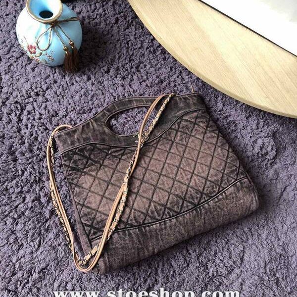 頂級高仿chanel 31bag S1407丹寧系列57977牛仔購物包 雙用單肩chb13331