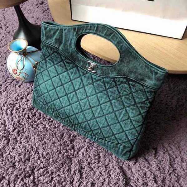 頂級原單chanel 31bag S1407丹寧系列57977牛仔購物包 雙用單肩chb13332