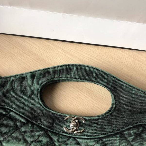 最高等級chanel 31bag S1407丹寧系列57977牛仔購物包 雙用單肩chb13333