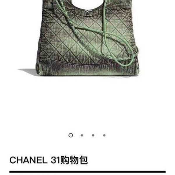 最高等級chanel 31bag S1407丹寧系列57977牛仔購物包 雙用單肩chb13333