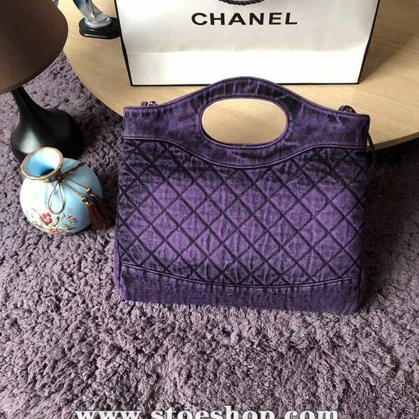 高仿名牌包chanel 31bag 丹寧系列 牛仔購物包 手提或單肩