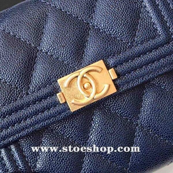 頂級原單chanel 新款leboy短三折錢包荔枝牛皮chb13346