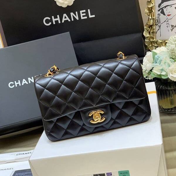 時尚a貨chanel原廠CF方胖子 經典款之Classic flap bag歐洲原廠GR正品羊皮chb13513