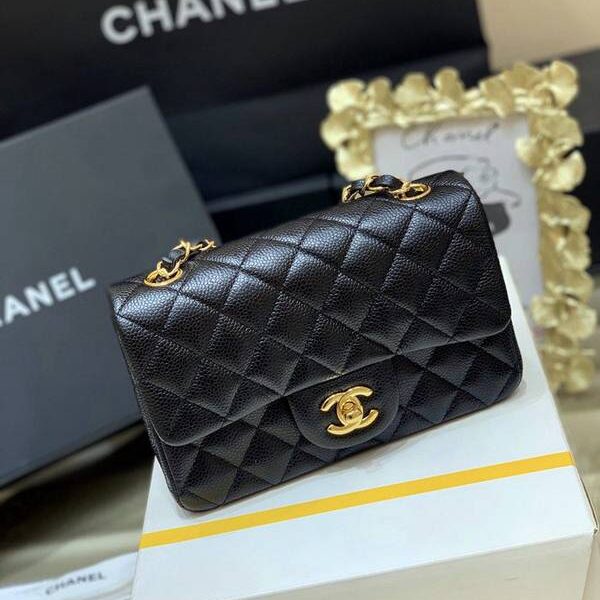 A貨之家chanel原廠CF方胖子 經典款之Classic flap bag歐洲原廠GR正品羊皮chb13515