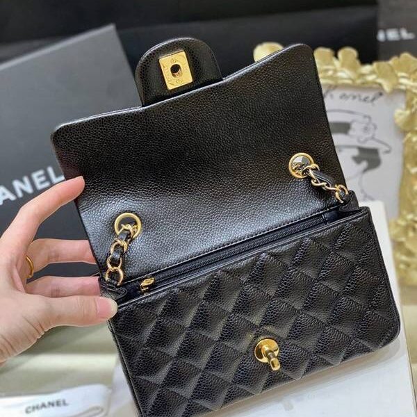 A貨之家chanel原廠CF方胖子 經典款之Classic flap bag歐洲原廠GR正品羊皮chb13515