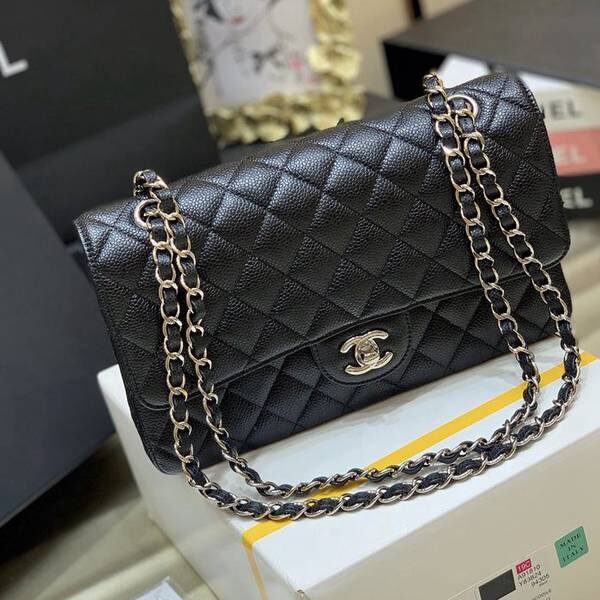 高仿包包chanel原廠CF中號 經典款之Classic flap bag歐洲原廠Haas正品牛皮chb13516