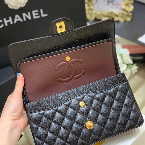 高仿網台灣chanel原廠CF中號 經典款之Classic flap bag歐洲原廠Haas正品牛皮chb13517