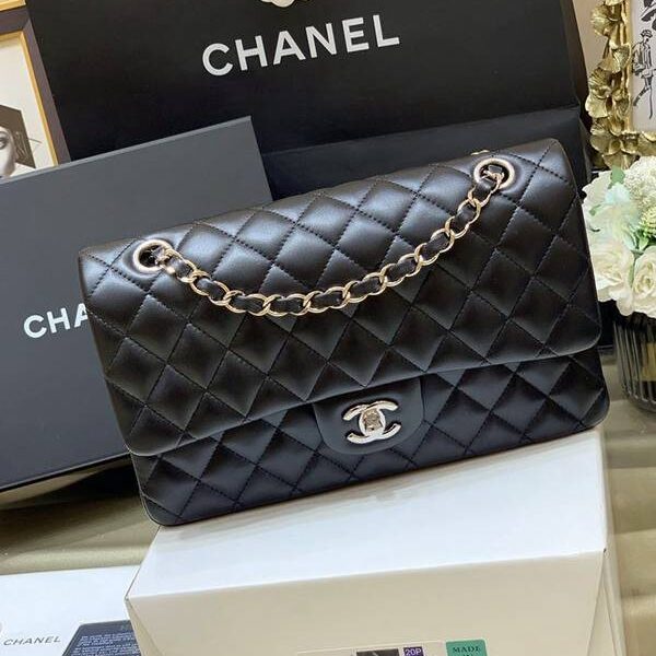 奢侈品1：1chanel原廠CF中號 經典款之Classic flap bag歐洲原廠Haas正品牛皮chb13518