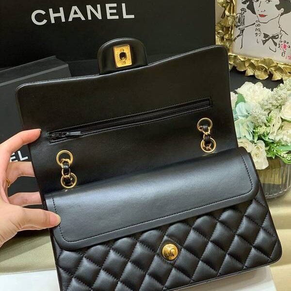 最高等級chanel原廠CF中號 經典款之Classic flap bag歐洲原廠Haas正品牛皮chb13519
