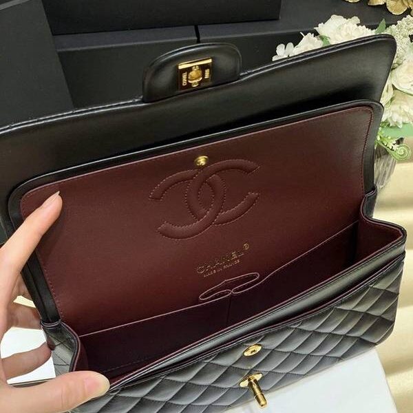 最高等級chanel原廠CF中號 經典款之Classic flap bag歐洲原廠Haas正品牛皮chb13519