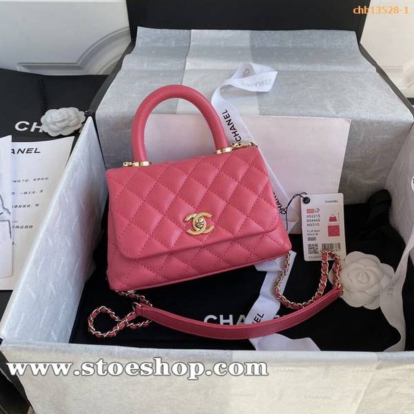高仿A貨chanel口蓋手提包chb13528