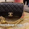 高仿精品批發chanel21早春寶石鏈條包AS2379爆款五彩寶石口蓋包chb13607