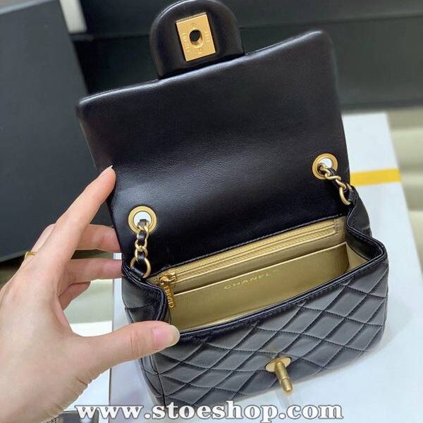 高仿chanel原廠CF金球Classic flap bag歐洲原廠GR正品羊皮chb13646