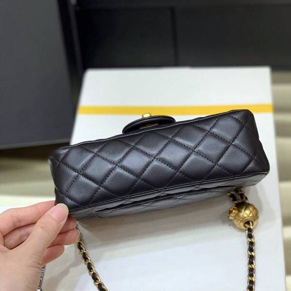 高仿a貨chanel原廠CF金球Classic flap bag歐洲原廠GR正品羊皮chb13647