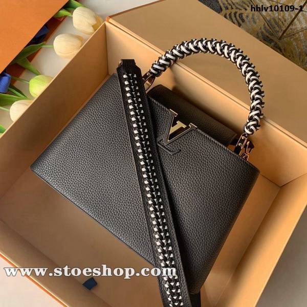 原版A貨原單【M55083】Capucines中號手袋Taurillon 牛皮hhlv10109