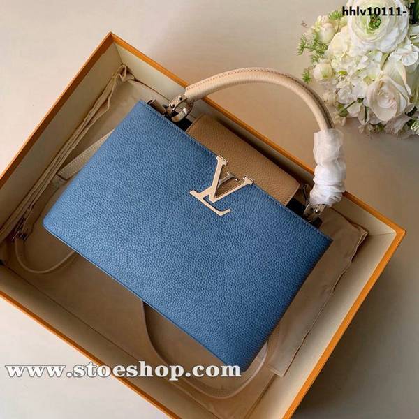 最高等級A貨頂級原單 CAPUCINES手袋 M52986雙色Taurillon 皮革hhlv10111