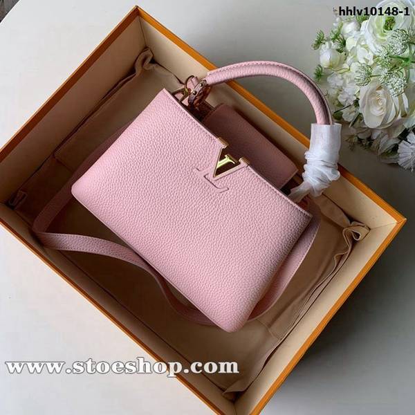 高仿包包原單M94635Louis vuitton Capucines BB小號手袋進口荔枝紋牛皮hhlv10148