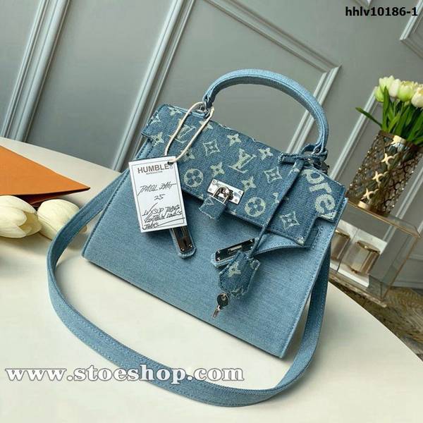 頂級1：1原單M49991 Humble Travel Bag Kelly原版牛仔包hhlv10186