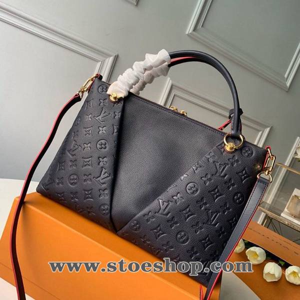 最高等級原單M44397V深藍TOTE 中號手袋Monogram Empreinte 壓紋牛皮hhlv10264 2 最高等級原單M44397V深藍TOTE 中號手袋Monogram Empreinte 壓紋牛皮hhlv10264