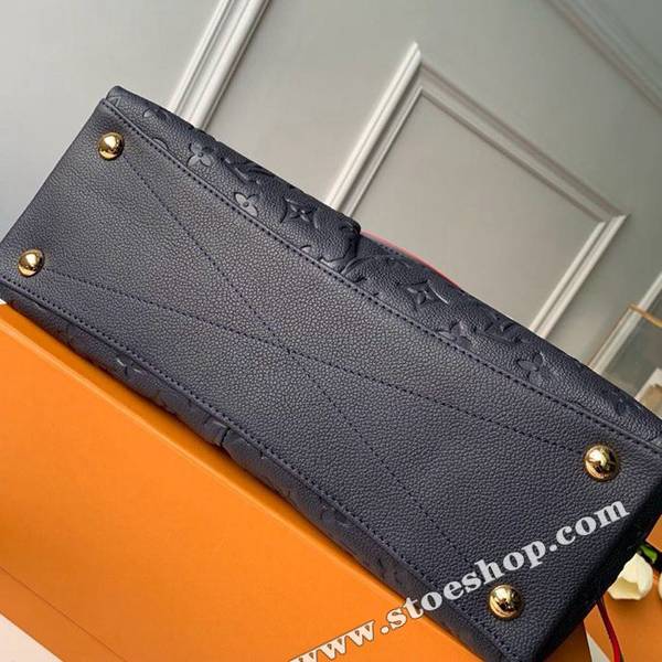 最高等級原單M44397V深藍TOTE 中號手袋Monogram Empreinte 壓紋牛皮hhlv10264 3 最高等級原單M44397V深藍TOTE 中號手袋Monogram Empreinte 壓紋牛皮hhlv10264