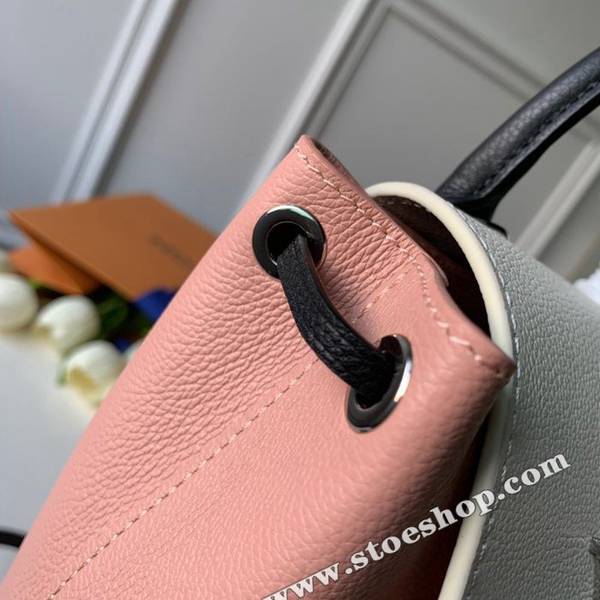 奢侈品1:1原單 LOCKME 迷你雙肩包M53195柔軟小牛皮hhlv10331 5 奢侈品1:1原單 LOCKME 迷你雙肩包M53195柔軟小牛皮hhlv10331
