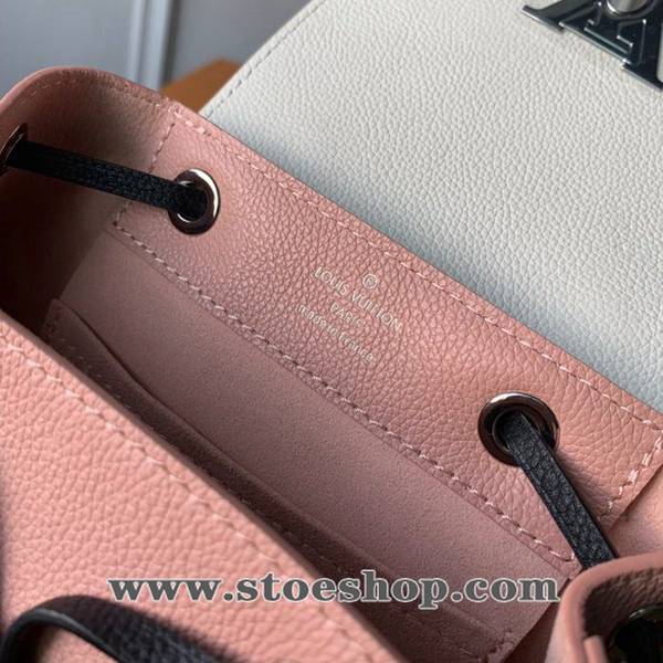 奢侈品1:1原單 LOCKME 迷你雙肩包M53195柔軟小牛皮hhlv10331 8 奢侈品1:1原單 LOCKME 迷你雙肩包M53195柔軟小牛皮hhlv10331