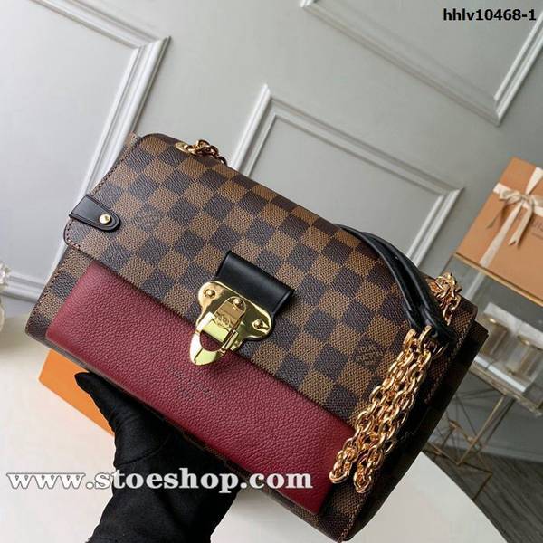 高仿頂級原單 SAINT PLACIDE 手袋 N40109Damier Ebène 帆布hhlv10468